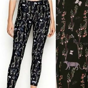 🦋OFFER🐆Victoria's Secret VICTORIA SPORT Cheetah Butterfly Workout Leggings, XS